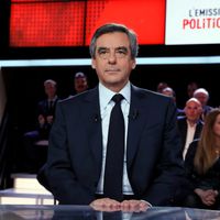 François Fillon sur le plateau de l'Emission Politique sur France 2, le 23 mars 2O17