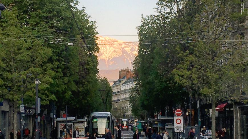 Dans le centre de Grenoble