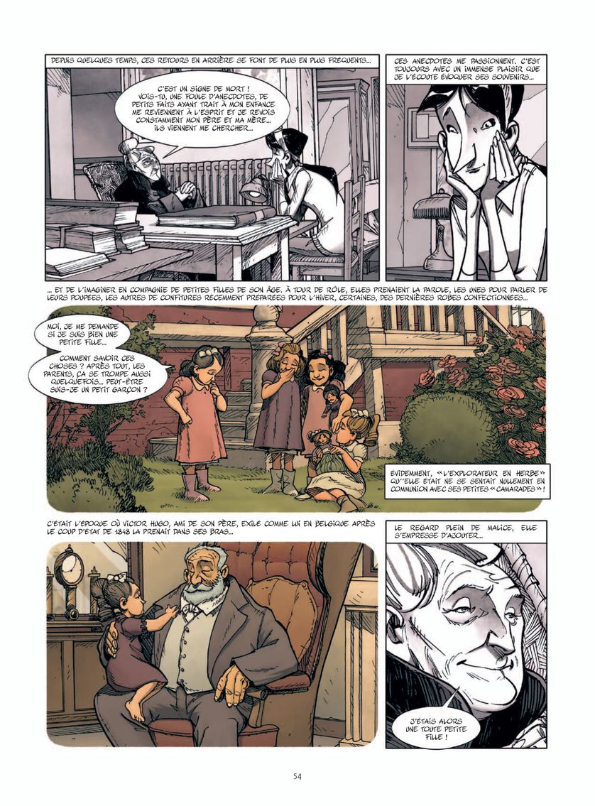Planche d'"Une vie avec Alexandra David-Néel"