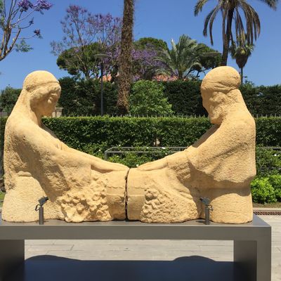 A Beyrouth, devant le musée Sursock : statue des martyrs