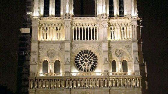 façade de Notre Dame de Paris ©Maxppp - LE PARISIEN/PHOTOPQR
