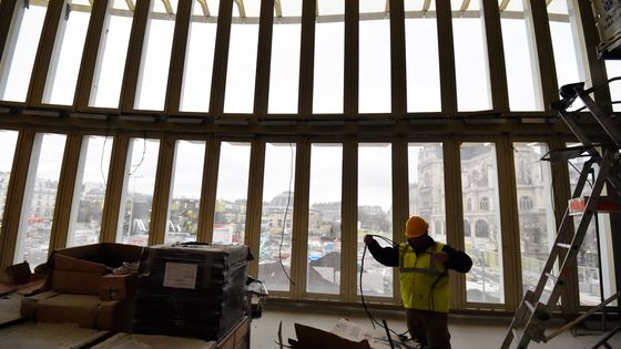 Chantier à Paris. Photo prise le 27 janvier 2016. ©AFP - ALAIN JOCARD