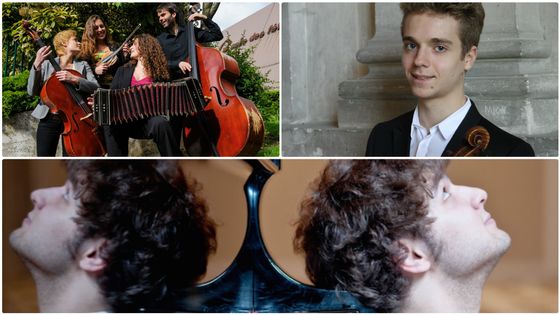 Le Cuarteto Lunares, Emmanuel Coppey, Lukas Geniusas (DR)