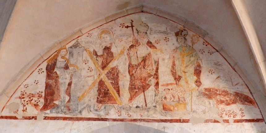 Fresque de l'église de Voinémont, en Meurthe-et-Moselle