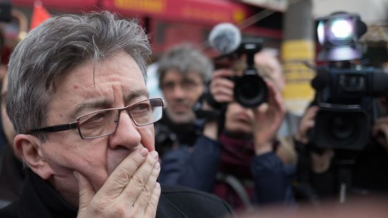 Jean-Luc Mélenchon, candidat de la France Insoumise (7 mars 2017) ©AFP - IRINA KALASHNIKOVA / SPUTNIK
