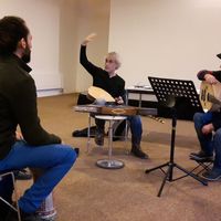 Dernière séance de sélection des musiciens réfugiés en Europe qui vont rejoindre l'équipe de Jordi Savall