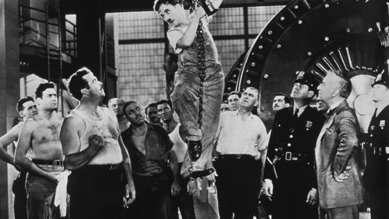 Les temps modernes, 1936. ©Maxppp - Charlie Chaplin