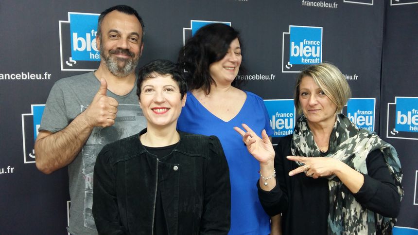 Dany Lapointe Directrice et Anne Rimbert Présidente de l'association "Printival" à Pézenas.