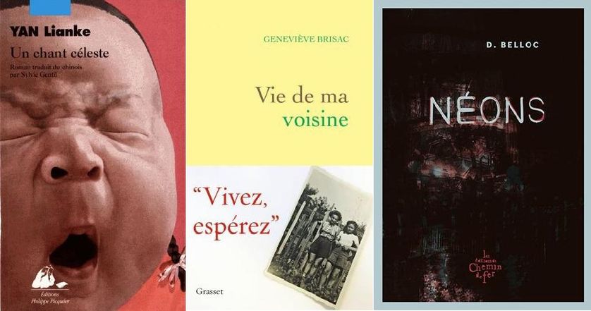 Livres: "Un chant céleste", "Vie de ma voisine" et "Néons"