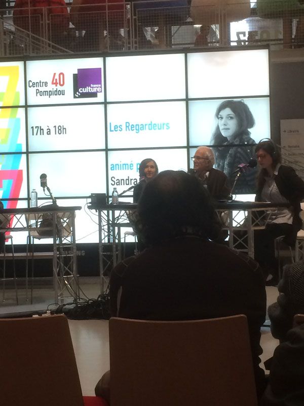 Le plateau du direct au Centre Pompidou (04.02.2017)