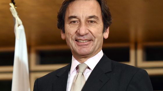 Thierry Dana, actuel ambassadeur de France au Japon, en janvier 2015 dans sa résidence officielle à Tokyo ©AFP - TOSHIFUMI KITAMURA