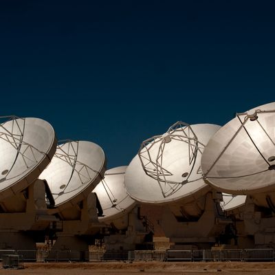 Antennes d'ALMA (Atacama Large Millimeter/submillimeter Array), Chili - 1 octobre 2011
