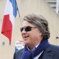 Le candidat FN-RBM Gilbert Collard prétendait en mars 2014 à la mairie de Saint-Gilles, dans le Gard