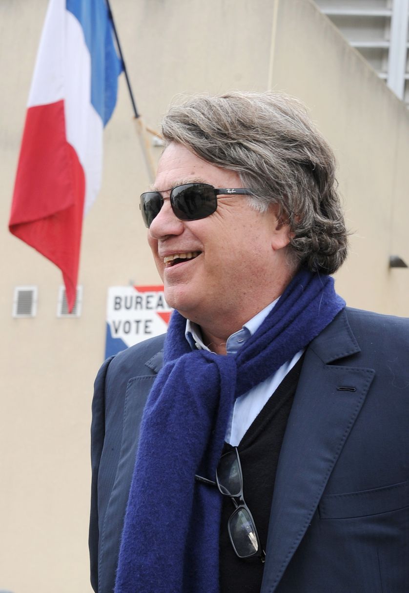 Le candidat FN-RBM Gilbert Collard prétendait en mars 2014 à la mairie de Saint-Gilles, dans le Gard