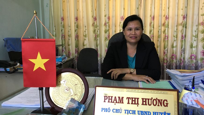 Vice-présidente du comité populaire, Pham Thi Huong administre l'île vietnamienne de Ly Son