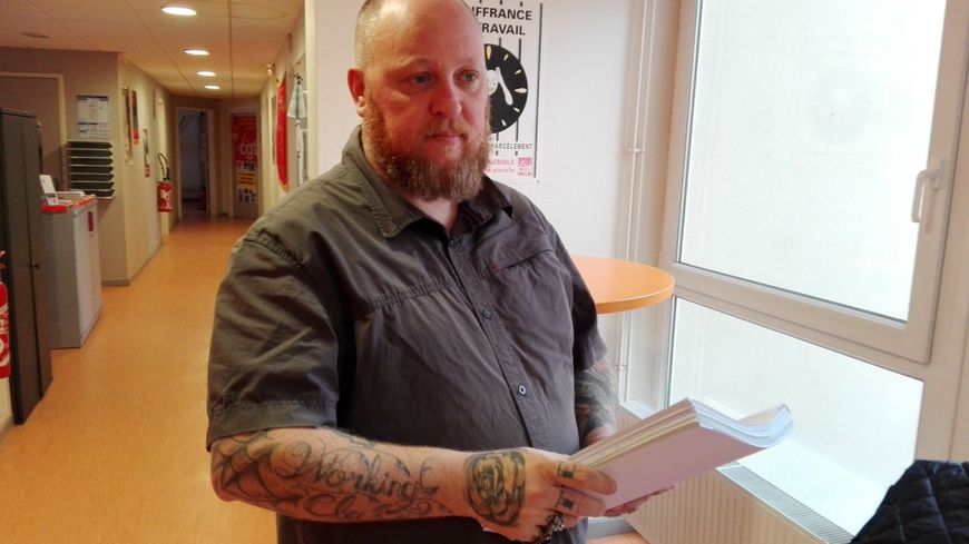 Cyril Keller, secrétaire départemental de la CGT du Doubs