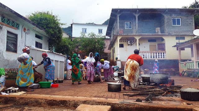 Une cuisine collective
