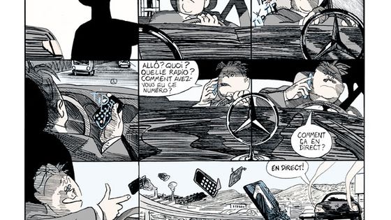 Planche de « Mort & vif » de David Prudhomme et Jef Hautot - éditions Futuropolis