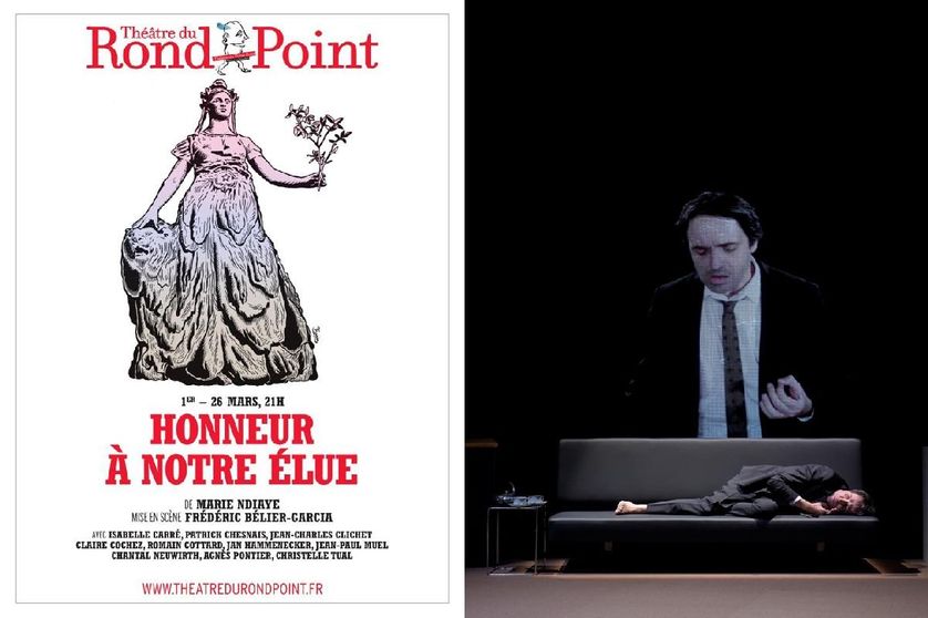 Affiche "Honneur à notre élue" et captation de "Providence"