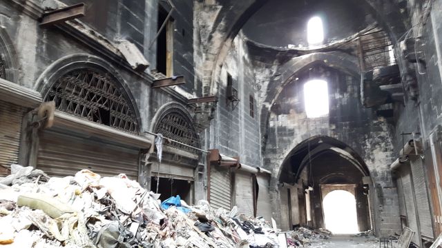 Le souk d'Alep, un décor d'apocalypse