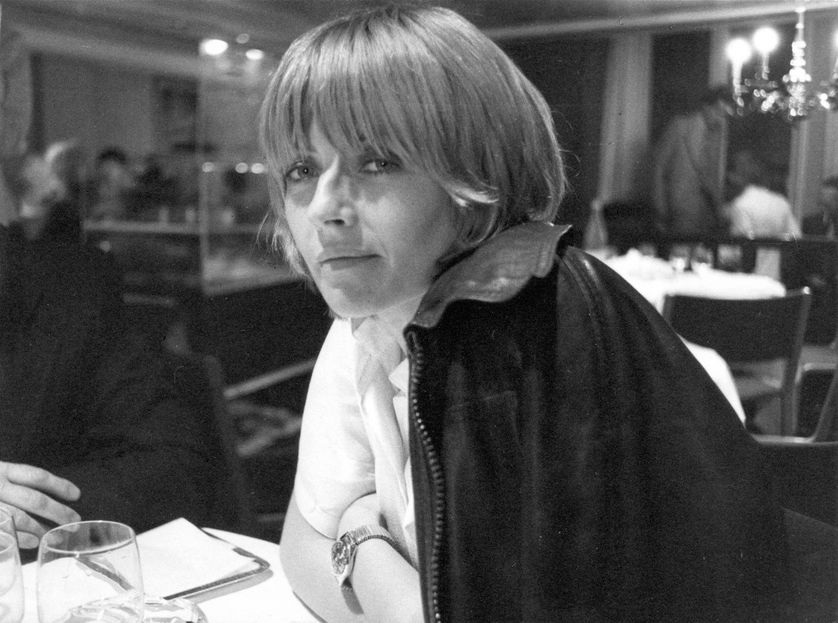 Portrait de l'illustratrice dessinatrice Claire Bretécher, 1978