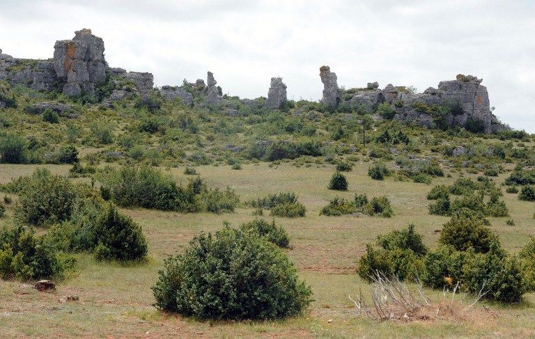 Le plateau du Larzac, près du village La Cavalerie, en 2011