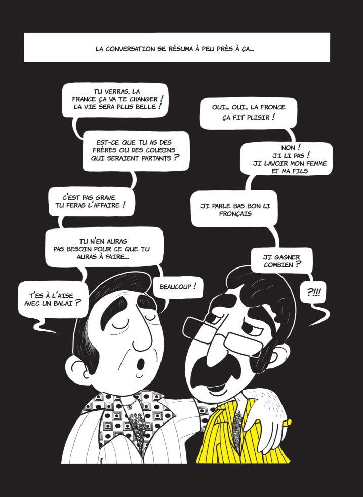 Planche de "Famille nombreuse" de Chadia Chaibi-Loueslati