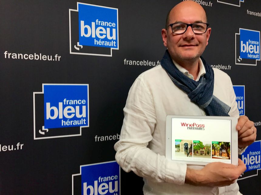 Etienne Mangue le boss de WinePass, l'appli pour visiter les plus beaux domaine de la région