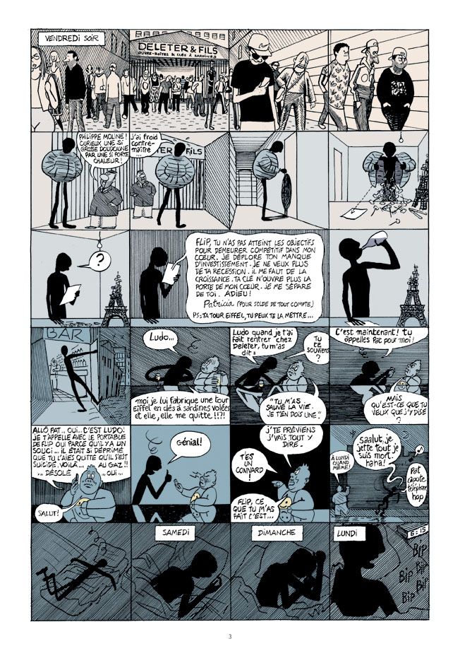 Planche de « Mort & vif » de David Prudhomme et Jef Hautot