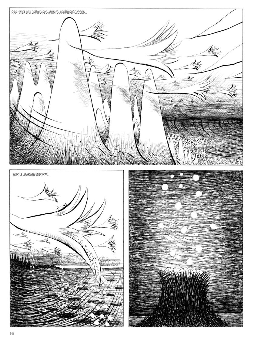 Planche extraite de l’album « Guirlanda » de Mattotti et Kramsky