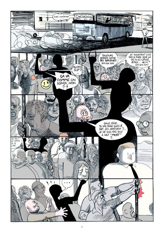 Planche de « Mort & vif » de David Prudhomme et Jef Hautot