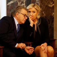 Gilbert Collard accompagne Marine Le Pen lors de sa visite au Liban le 20 février 2017