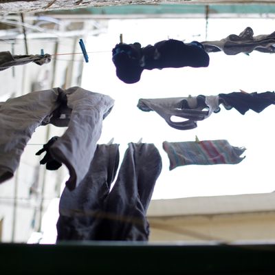 Linge étendu