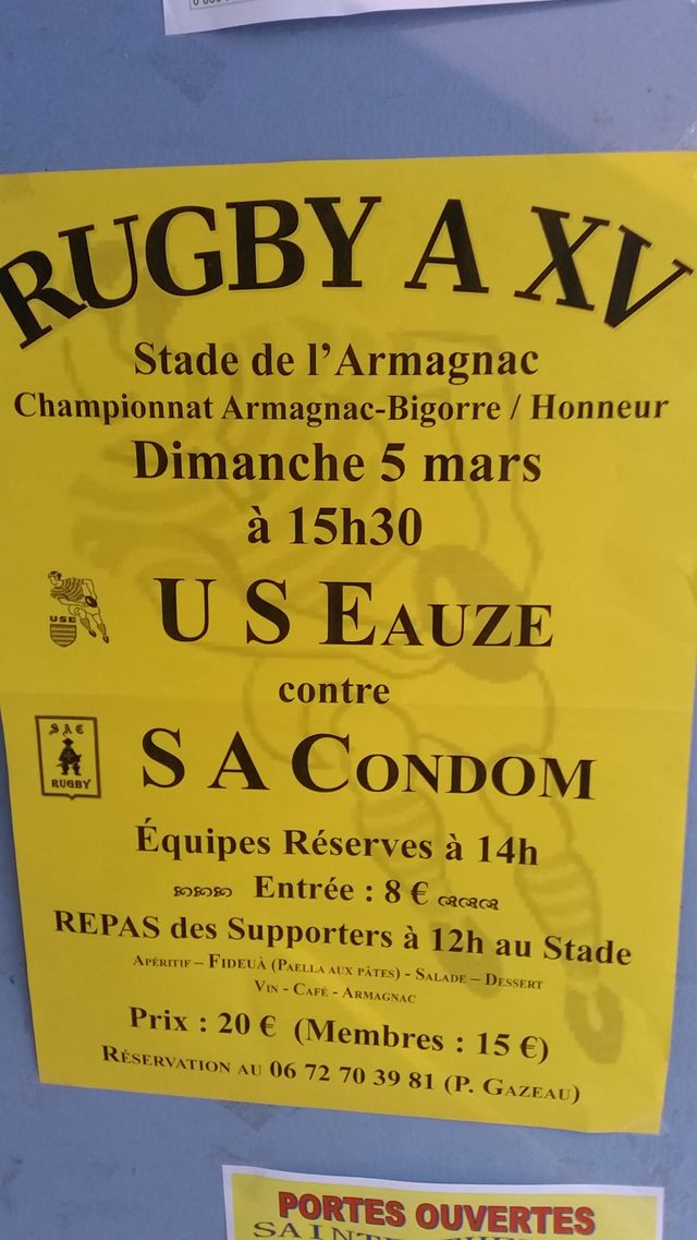 A Eauze, l'affiche du week-end au Stade de l'Armagnac