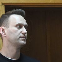 L'opposant Alexei Navalny au tribunal de Moscou le 27 mars 2017.