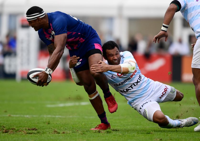 Difficile fusion entre le Stade Français et le Racing Metro. ici lors d'un match le 8 octobre 2016.