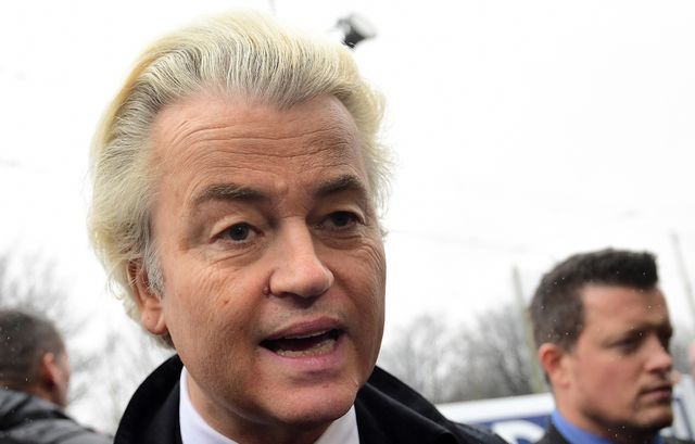 Geert Wilders, leader du parti d'extrême-droite Parti pour la liberté