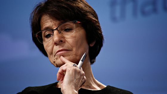 La Commissaire européenne à l'emploi Marianne Thyssen dénonçait le caractère discriminant de la "clause Molière", adoptée dans plusieurs régions françaises en mars 2017. ©AFP - Alexandros Michailidis