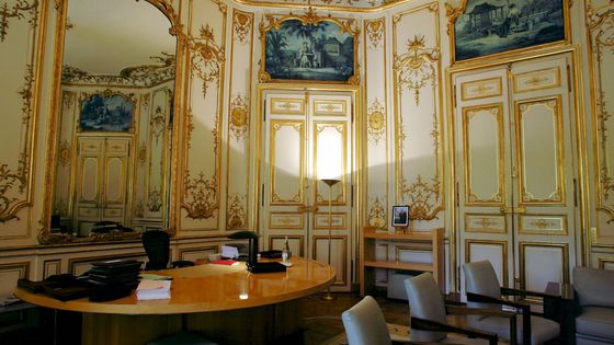 Salon jaune à Matignon ©Maxppp - Aurélie Audureau