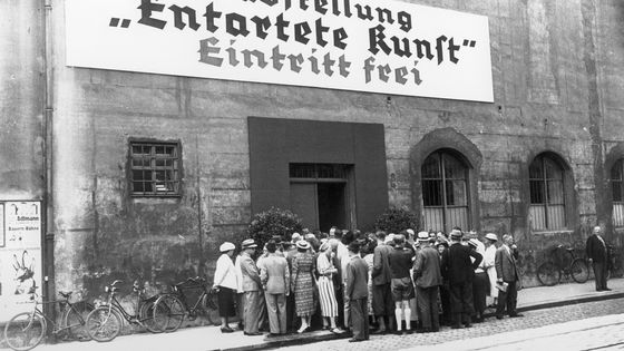 L'exposition l’Art dégénéré, 1937 ©AFP - LEEMAGE