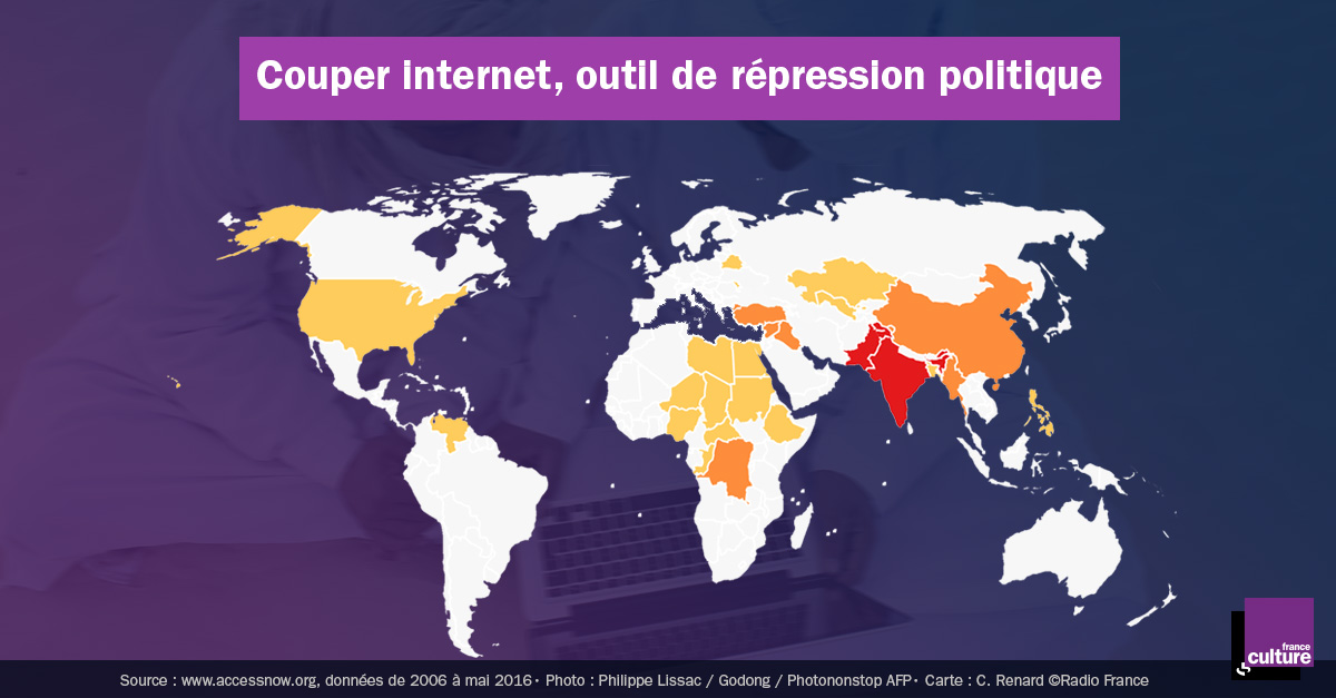 Repression D Internet La Carte Des Coupures Politiques Repression D Internet La Carte Des Coupures Politiques