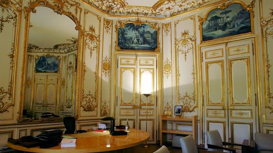 Salon jaune à Matignon ©Maxppp - Aurélie Audureau