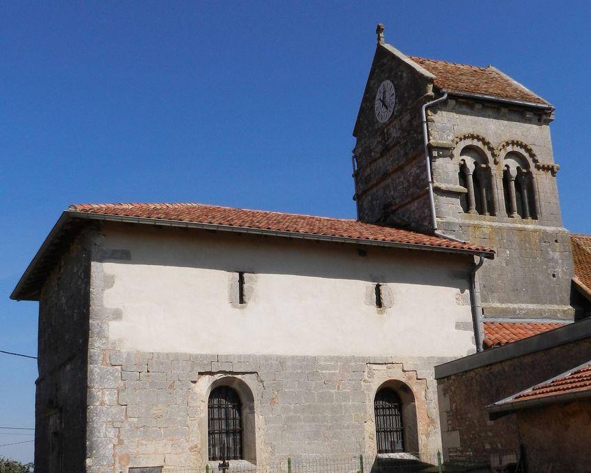 Église romane de Malaumont, en Meuse