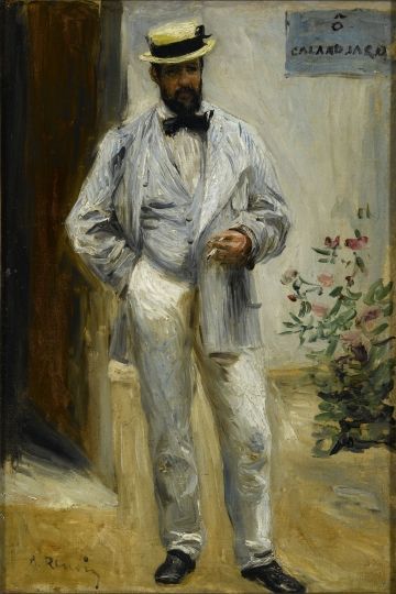Portraits de Charles Le Coeur par Auguste Renoir, huile sur toile, 1874