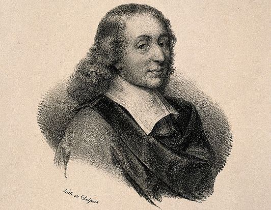 Lithographie de Blaise Pascal