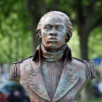 Buste de Toussaint Louverture à Bordeaux