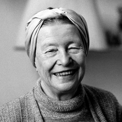 Simone de Beauvoir, 1983,