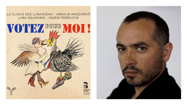 Arnaud Marzorati, directeur artistique de La Clique des Lunaisiens, présente leur dernier album "Votez pour moi"