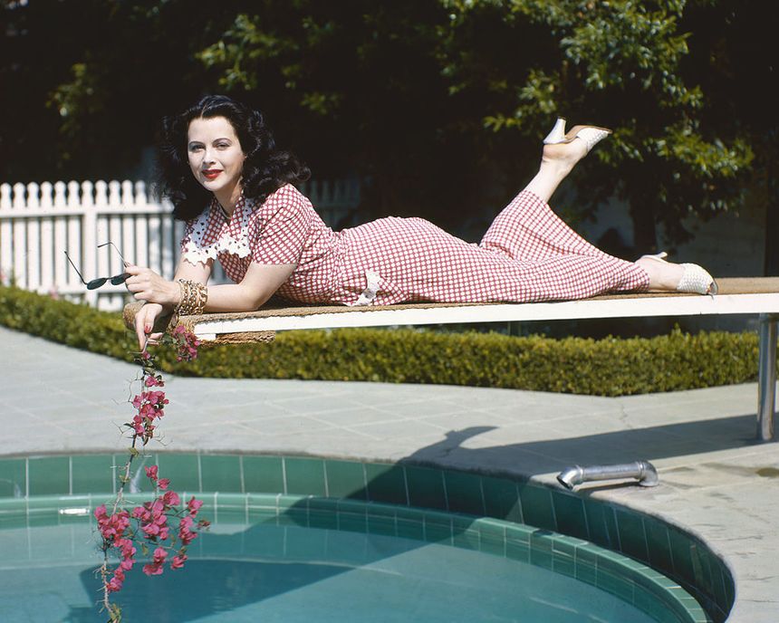 Hedy Lamarr en 1945.