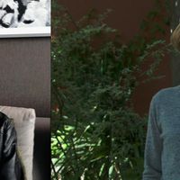 Joe Dante à gauche et Nathalie Richard à droite dans le film A bas bruit de Judith Abitbol